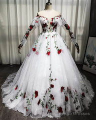 Lace Charro Quinceanera Dresses Long Sleeve