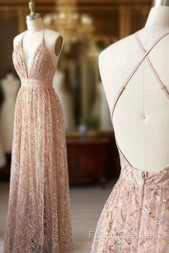 Lace Formal Prom Dress Main image