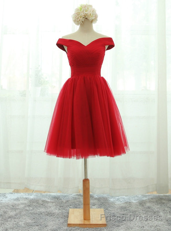 Lace-up Homecoming Dresses Red Party Dresses Short Prom Dresses Main image