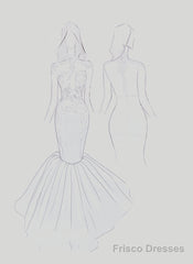 2025 Silver Long Sleeve Mermaid/Trumpet Lace and Tulle Prom Dresses