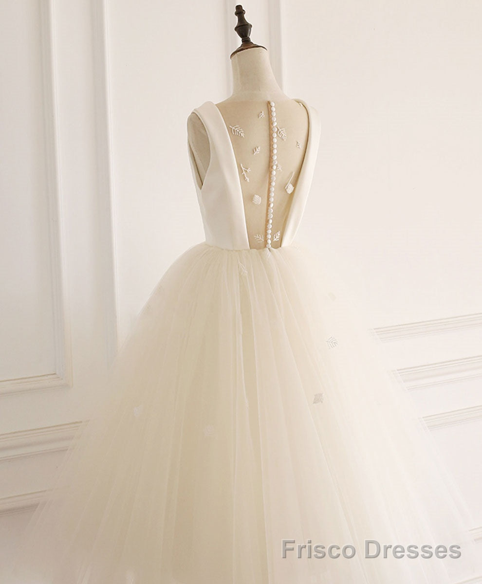 Light Champagne Tulle Short Prom Dress Tulle Homecoming Dress – Frisco