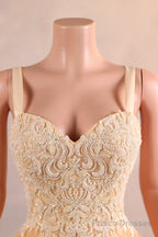 Light Orange Quinceanera Dresses Beaded Appliques A-line Tulle Long Ball Gowns Prom Dresses