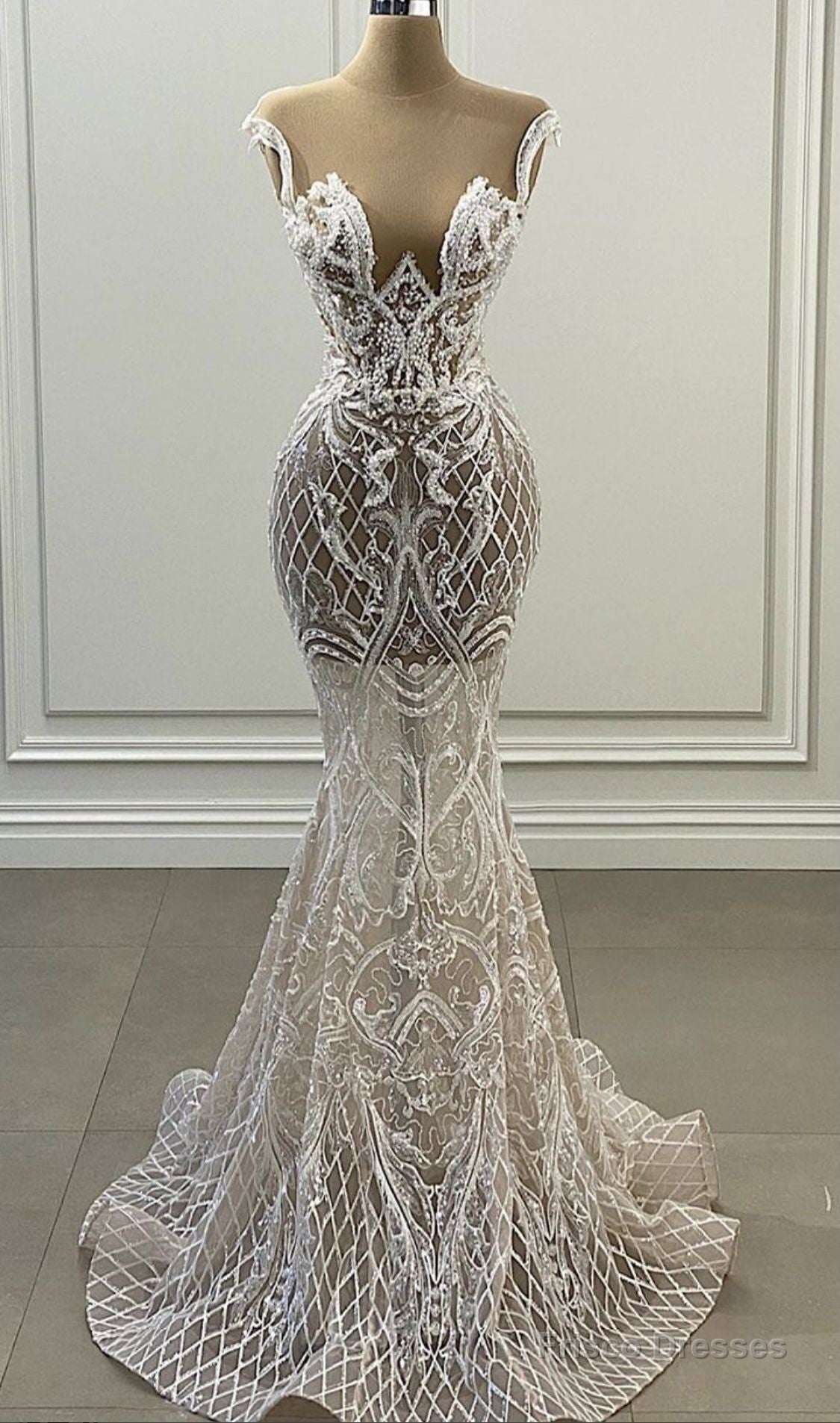 Long Mermaid Prom Dress Evening Dress Wedding Dress Main image