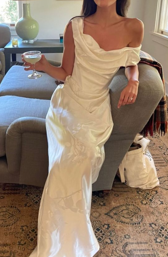 Long Prom Dress,  Evening Dress,Simple Wedding Gown