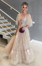 Long Prom Dresses Fashion Dance Dress Winter Formal Dress