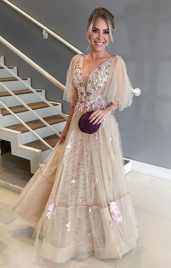 Long Prom Dresses Fashion Dance Dress Winter Formal Dress