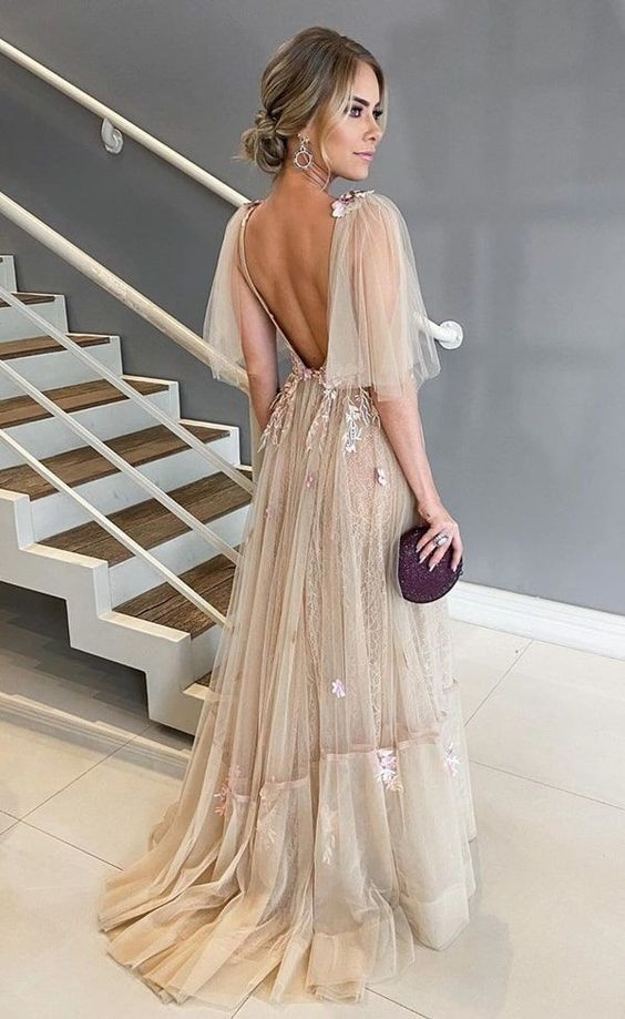 Long Prom Dresses Fashion Dance Dress Winter Formal Dress