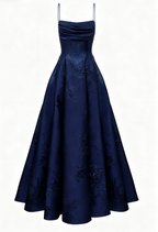 Long Spaghetti Straps A-Line Green Prom Dresses, Long Prom Dresses