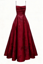 Long Spaghetti Straps A-Line Green Prom Dresses, Long Prom Dresses