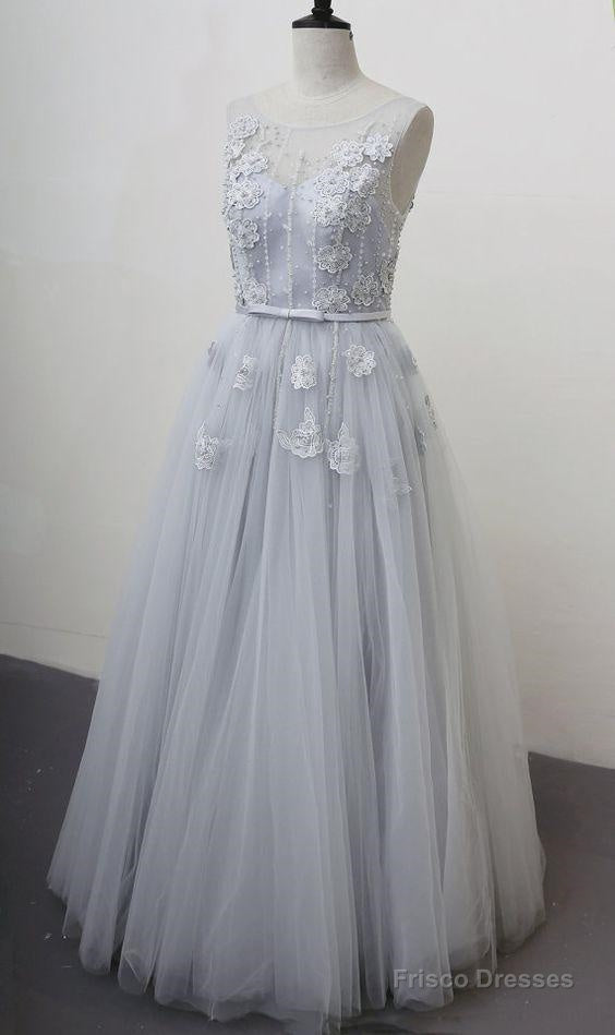 Lovely Flowers Lace Prom Dress Wedding Party Dress Main image