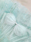 Lovely Sweethart Tulle Long A-Line Formal Dress, Light Blue Tulle Prom Dress