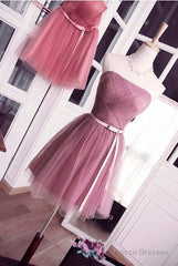 Lovely Tulle Short Party Dress, Handmade Formal Dresses