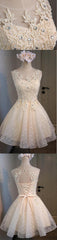 Lovely Vintage Sleeveless Full Floral Prints Appliques  Clairvoyant Outfit Lace Up Back Homecoming Dress