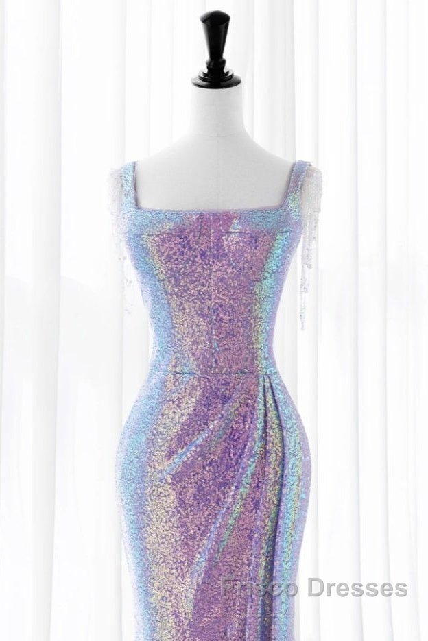 Luxurious Shiny Long Sequin Formal Prom Dress