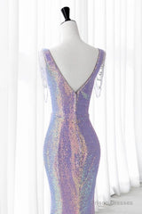 Luxurious Shiny Long Sequin Prom Dress