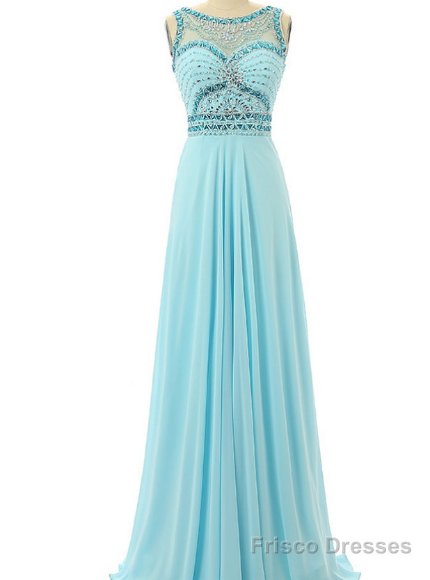 Luxury Beading Prom Dresses Sheer Formal Dresses Women Evening Gowns Main image