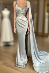 Luxury Evening Dress Sheath Sweetheart Floor Length Beaded Long Turkey Dubai Saudi Arabic Evening Gown Formal Prom Dress