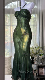 Luxury Purple Mermaid Bead Embroidered Chiffon Long Prom Dress