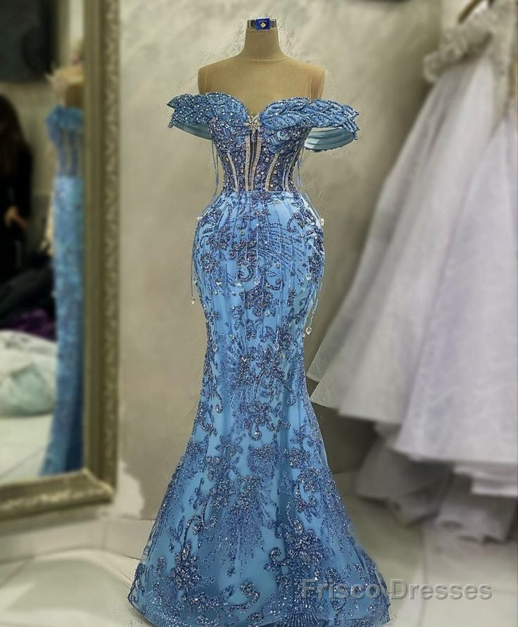 Mermaid Evening Dress Beaded Formal Prom Gown Main image