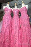 Mermaid Hot Lace Long Prom Dress, Long Hot Formal Graduation Evening Dress