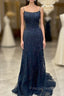 Mermaid Lace Appliques Long Formal Prom Dress Long Formal Dress Party Dress Formal Prom Dress