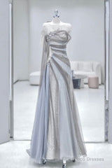 Mermaid Long Prom Dress Tulle Evening Dress