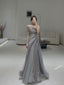 Mermaid Long Prom Dress Tulle Evening Dress