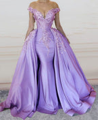 Mermaid Prom Dresses Long V Neck Evening Gown Beaded