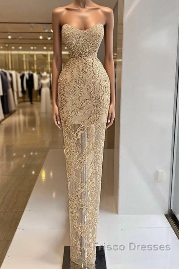 Mermaid Formal Prom Dress With Appliques Main image