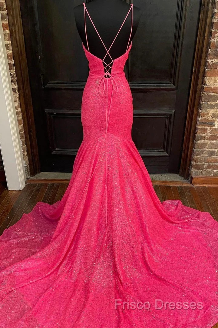 Mermaid Sequins Long Formal Prom Dress Formal Dress Secondary image