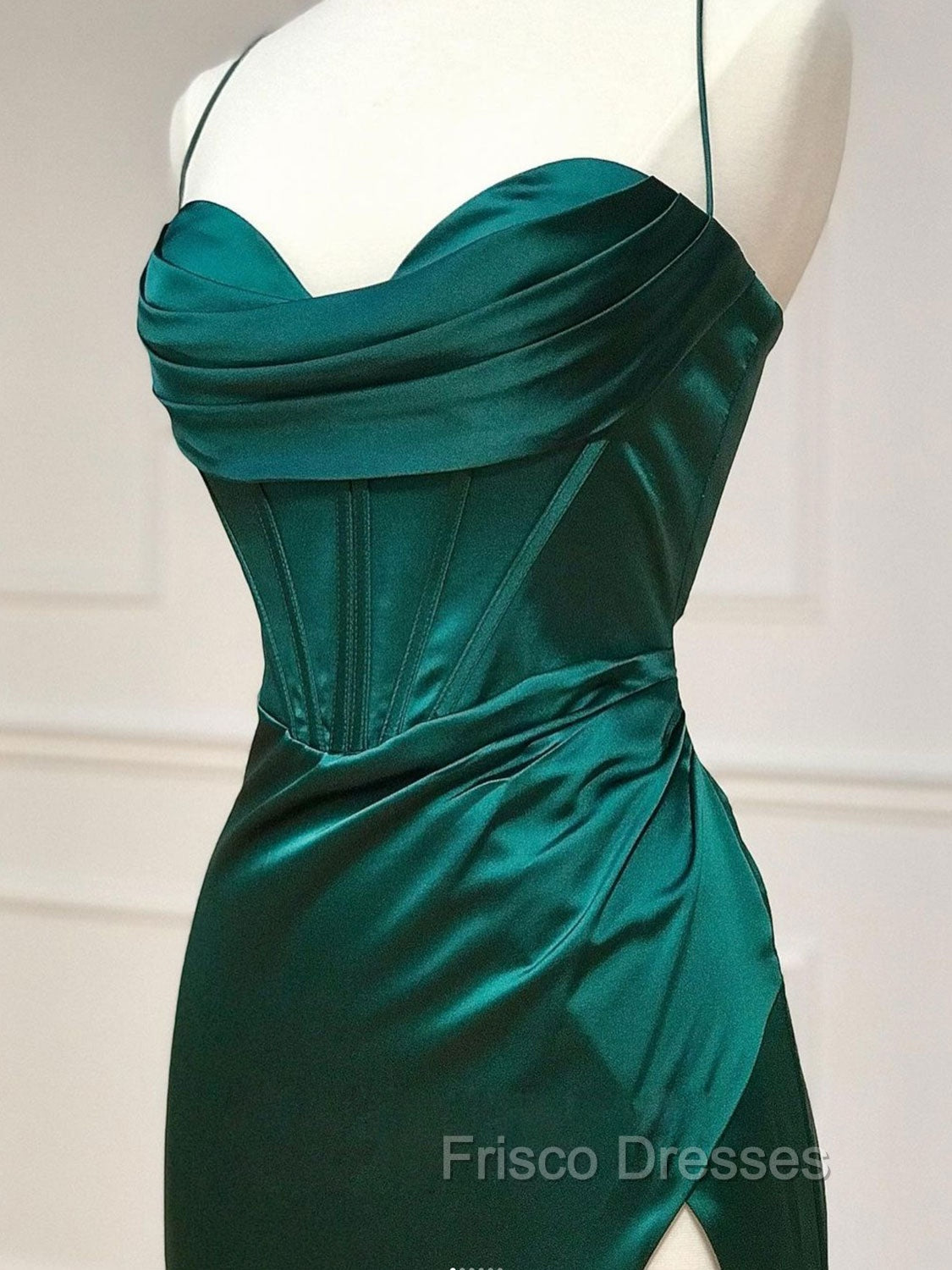 Mermaid Sweetheart Neck Green Long Formal Prom Dress, Green Formal Evening Dress