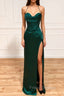 Mermaid Sweetheart Neck Green Long Formal Prom Dress, Green Formal Evening Dress