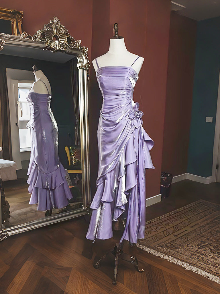 Mermaid Tea Length Vintage Fairy Style Prom Party Dress Main image