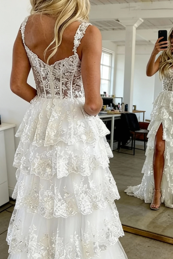 Mermaid / Trumpet Prom Dresses Corsets Dress Formal Court Train Sleeveless Off Shoulder Tulle With Sequin Slit