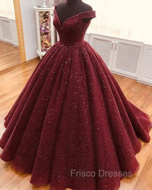 Mexican Quinceanera Dress Ball Gown Sequin Off Shoulder