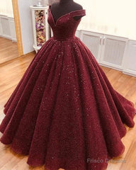 Mexican Quinceanera Dresses Ball Gown Sequin Off Shoulder