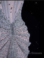 Modest Mermaid Off The Shoulder Sequin Long Formal Prom Dress Formal Graduation Party Dress Evening Dress