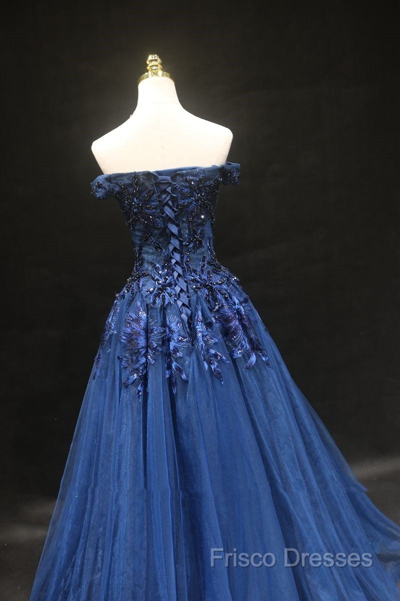 Navy Blue Formal Dress Formal Prom Dress, Secondary image