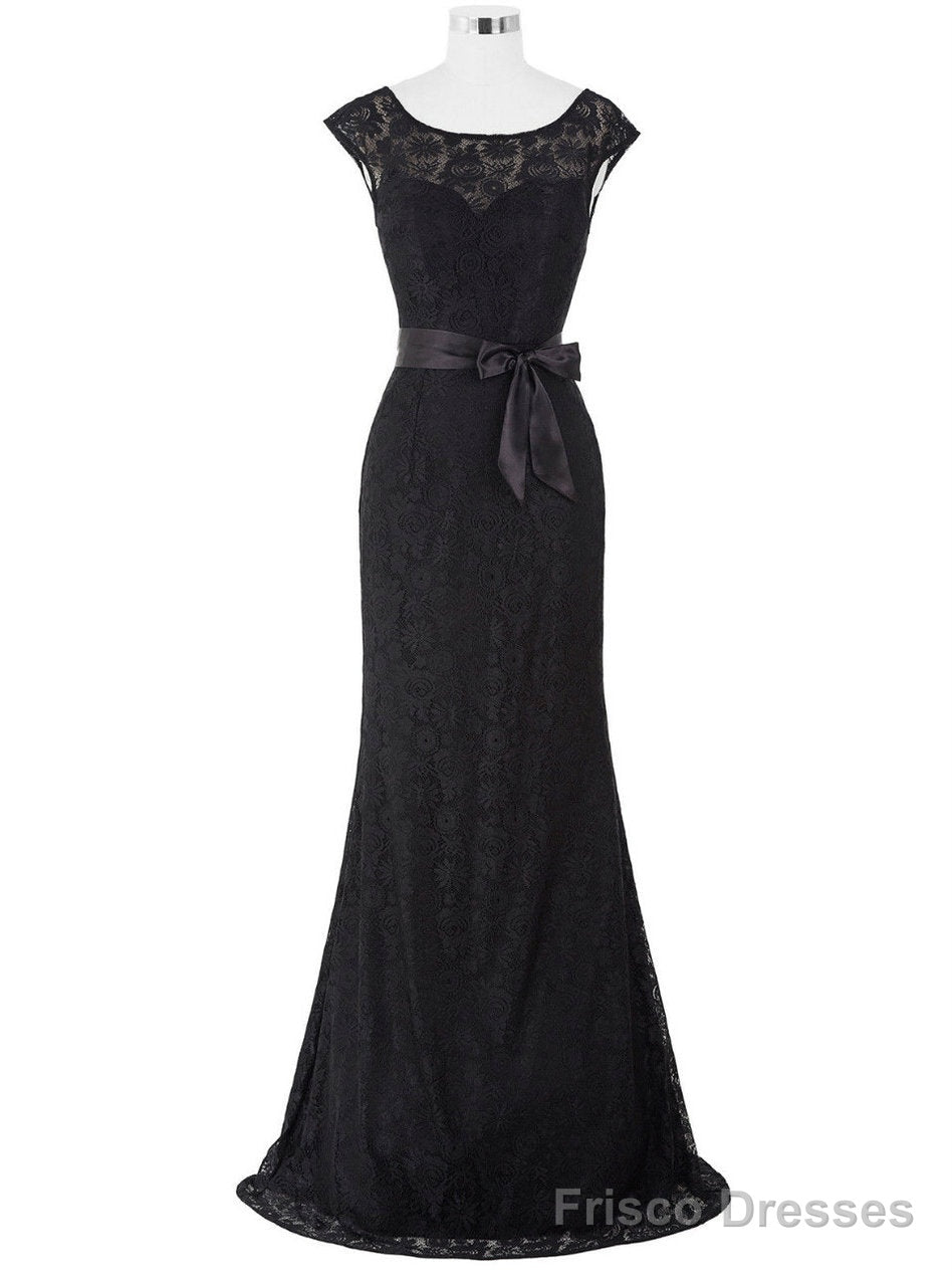 New Long Mother of the Bride Dress Black Wine Red Lace Dresses for Wedding Main image