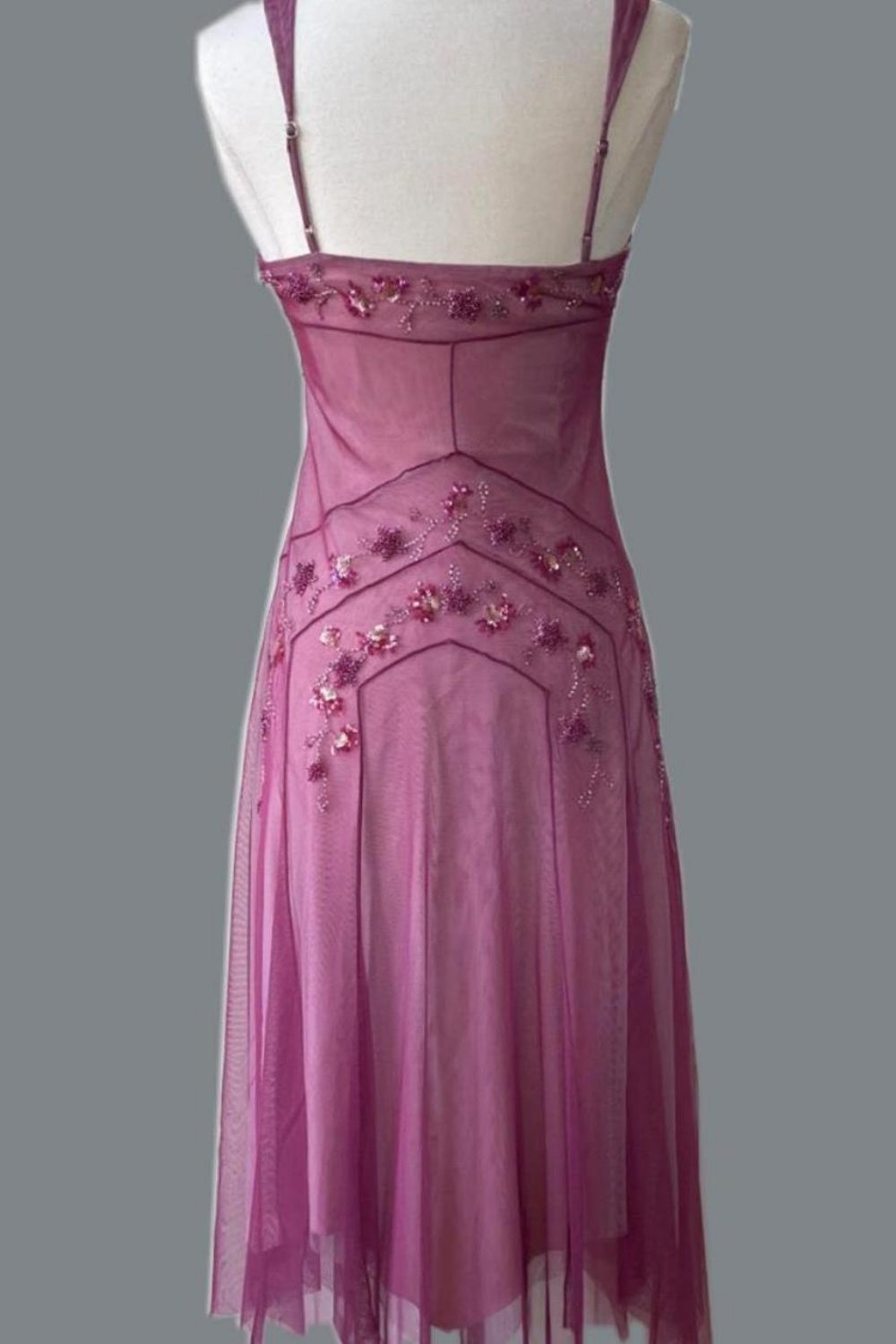 NiceVestidos--Pink Beaded Mid-Length Homecoming Dress Prom Dress Frisco Dresses NiceVestidos--Pink Beaded Mid-Length Homecoming Dress Prom Dress Frisco Dresses