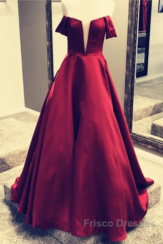 Off Shoulder Floor Length Ballgowns Formal Prom Dress