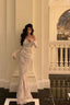 Off The Shoulder Lace Mermaid Long Prom Dresses