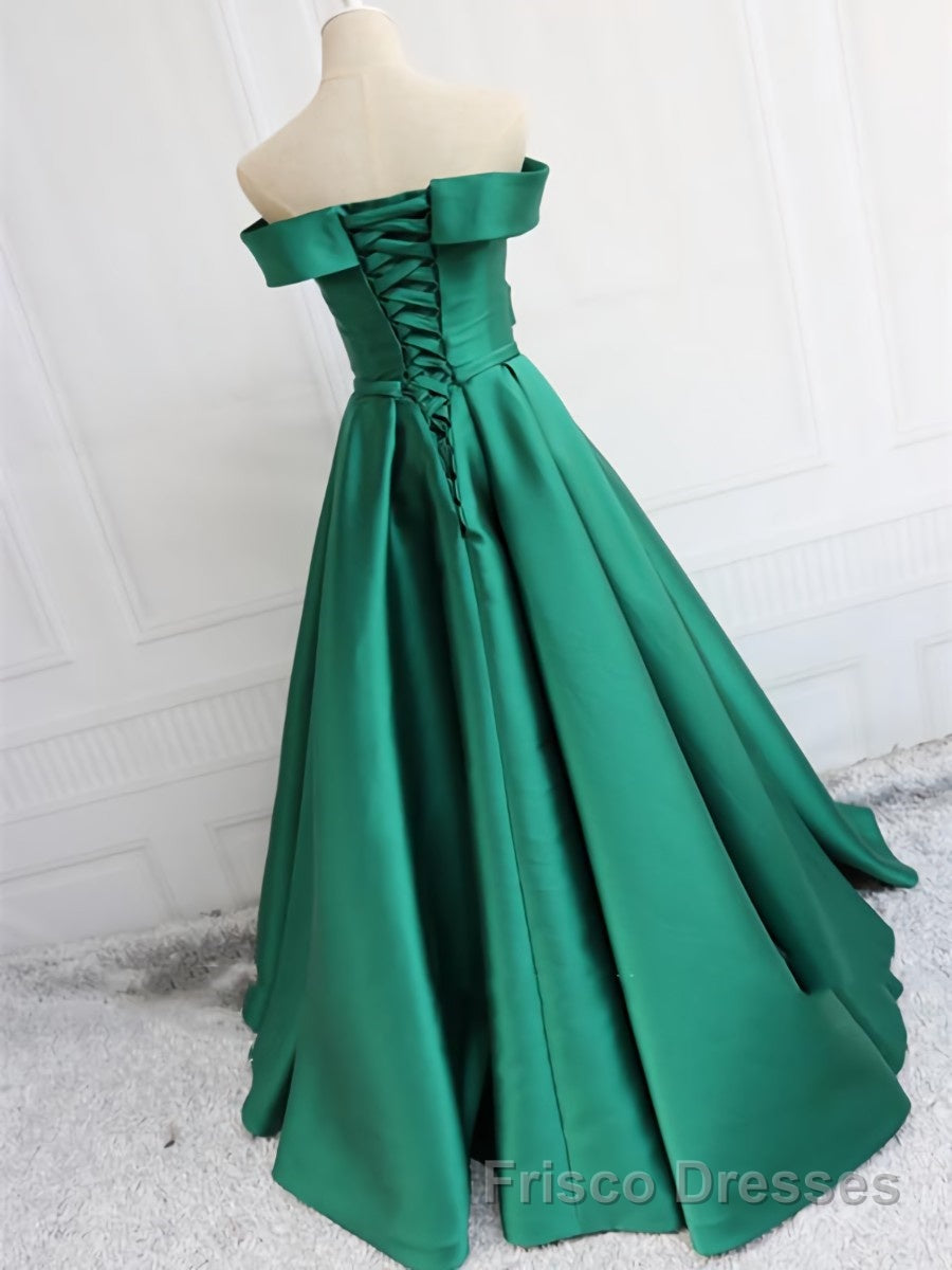 Off the Shoulder Long Formal Prom Dresses, Off Shoulder Formal Evening Dresses