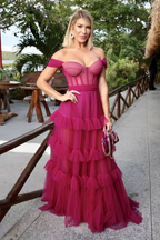 Off The Shoulder Prom Dress, Evening Dress, Formal Dress