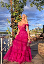 Off The Shoulder Prom Dress, Evening Dress, Formal Dress