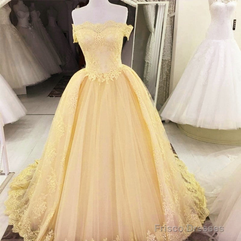 Off The Shoulder Tulle Quinceanera Dresses Lace Appliques Ball Gowns Secondary image