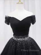 Off The Shoulder Tulle Red Short Formal Prom Dress Lace Up