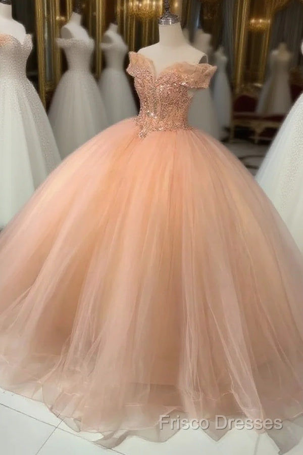 Off The Shoulder Wedding Dress Lace Beads Appliqued Formal Prom Dress Formal Dress Main image
