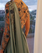One Shoulder Beading Evening Dresses Prom Party Dress