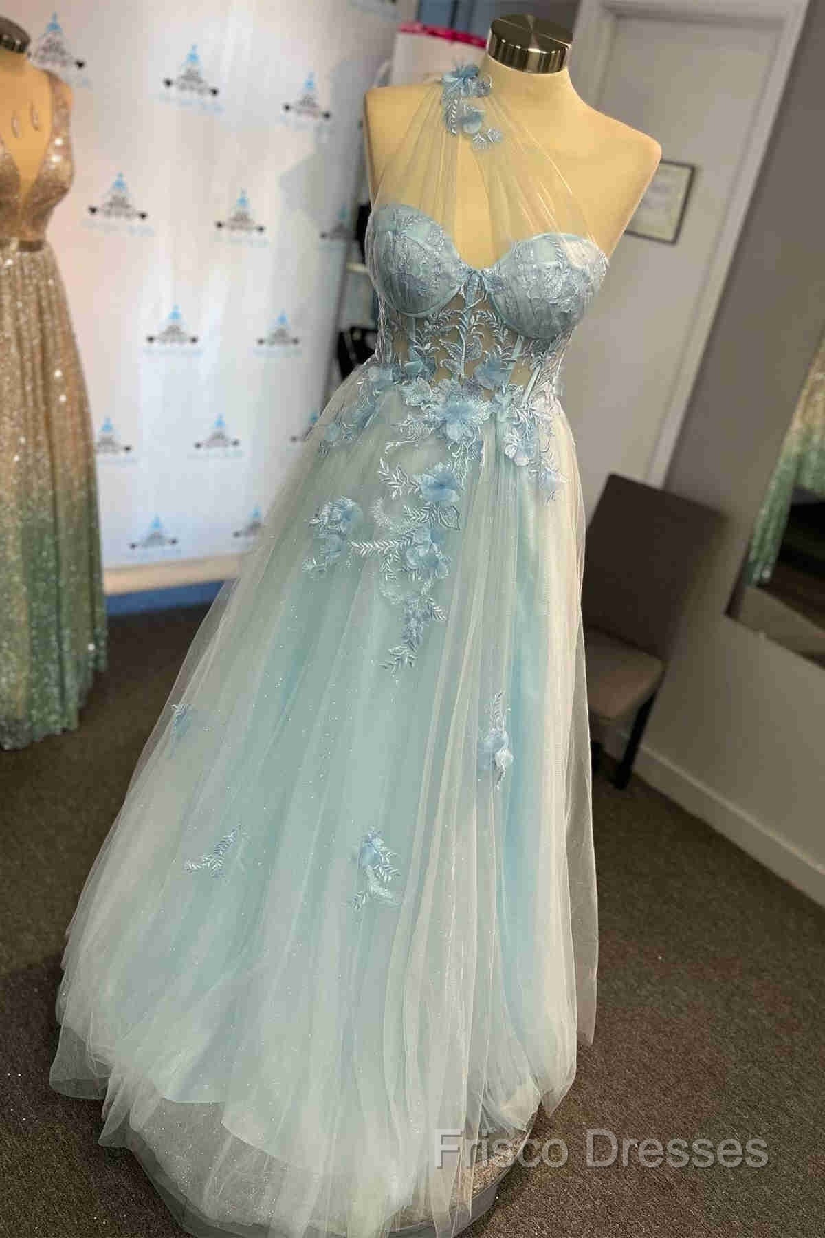 One Shoulder Flowers Lace Formal Prom Dress Applique Sweetheart With Split